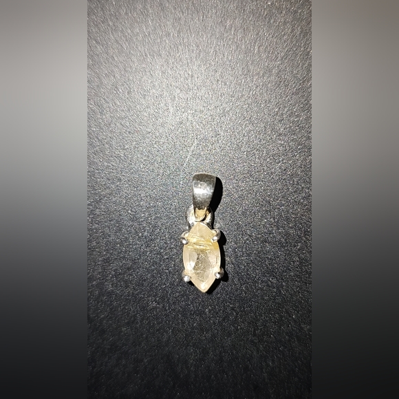Golden Rutile Pendant - Picture 2 of 3